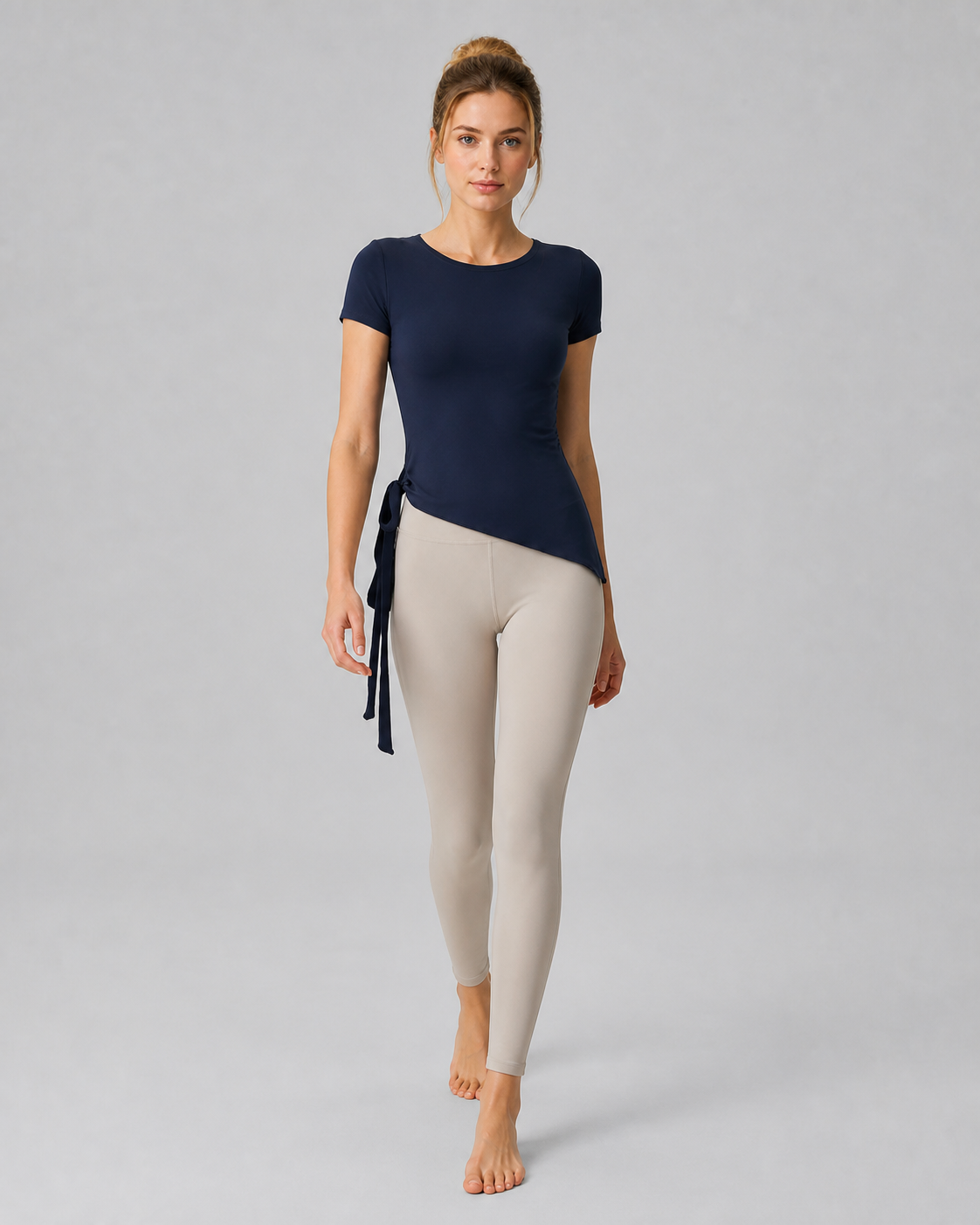 Approved product image 009 | NULS Asymmetrical Side-Tie Yoga Tee
