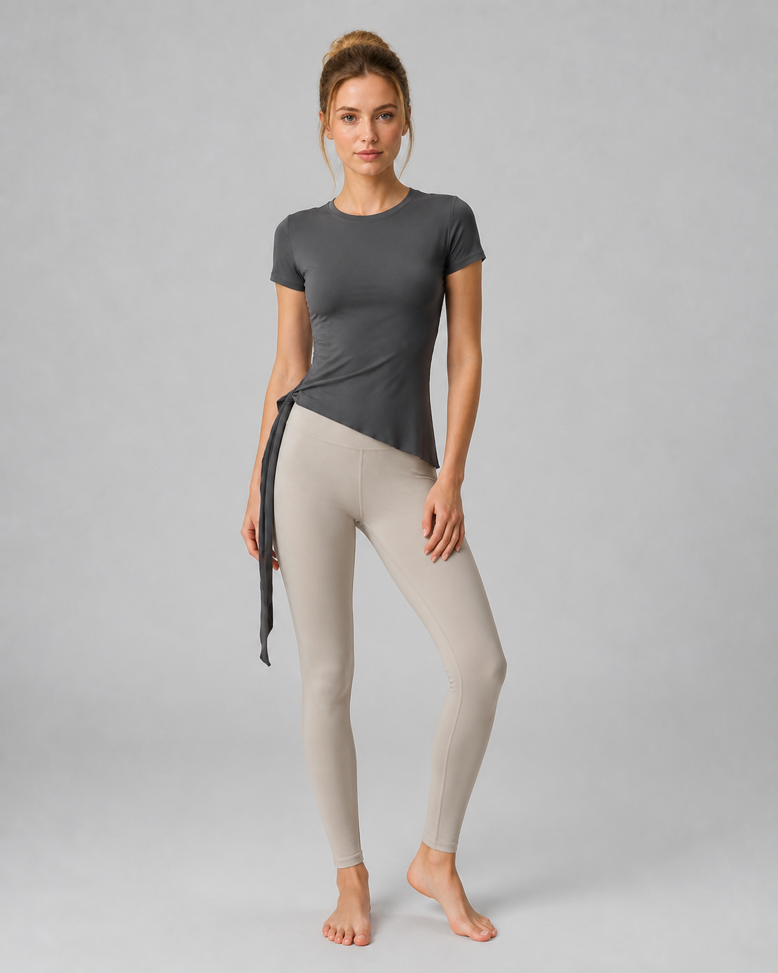 Approved product image 010 | NULS Asymmetrical Side-Tie Yoga Tee