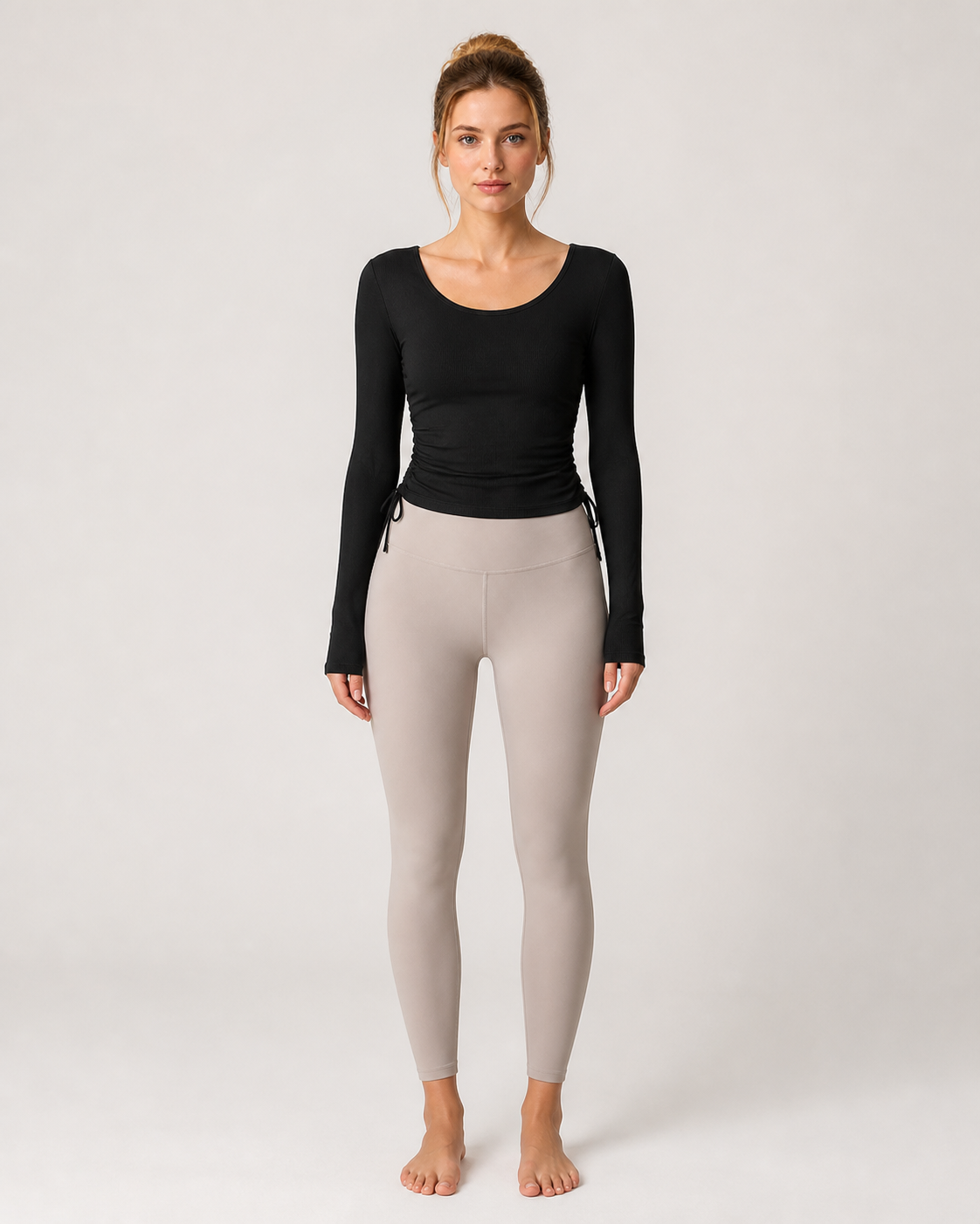 Approved product image 010 | Modal Ribbed Long-Sleeve Yoga Top