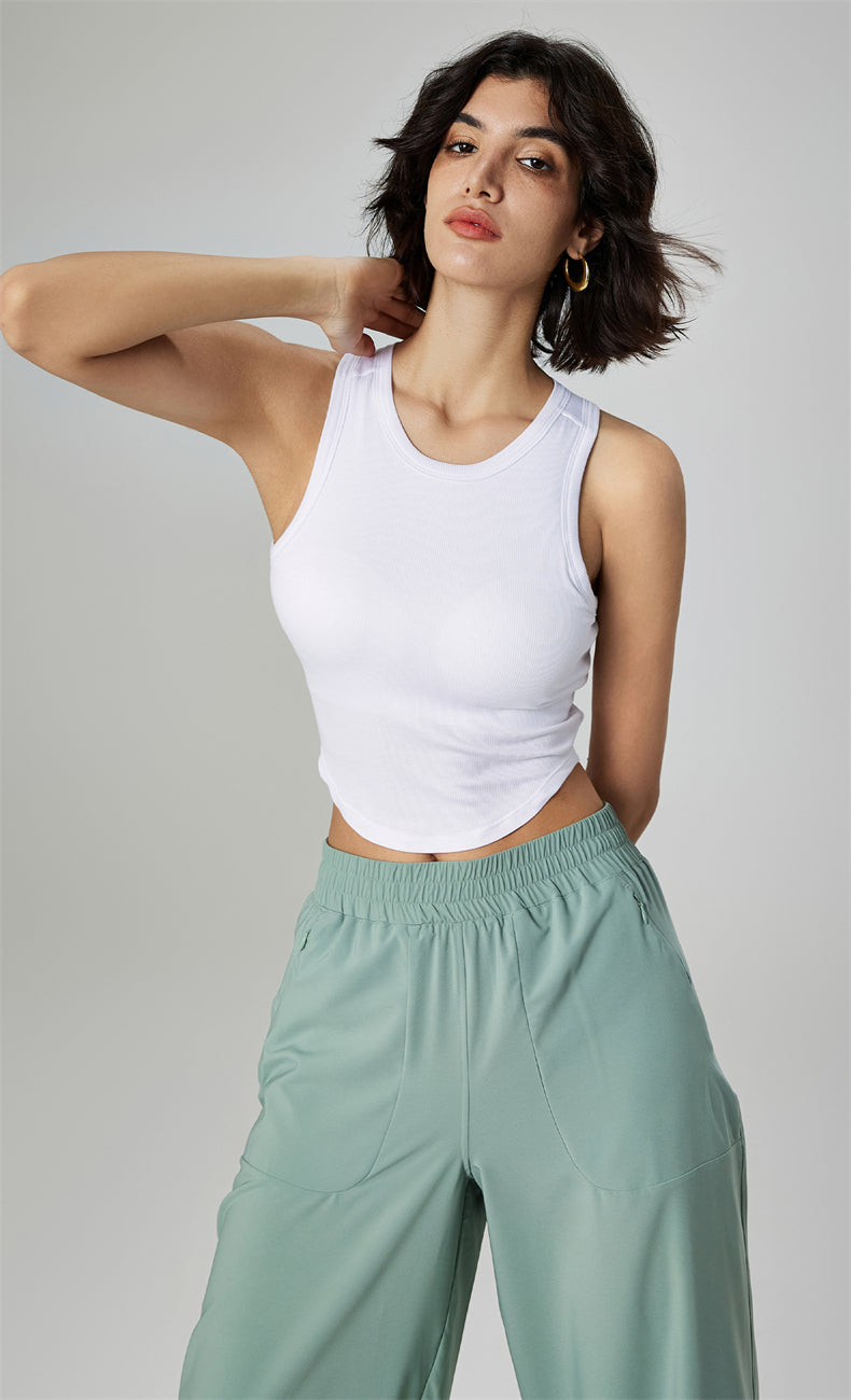 Modal Ribbed Bare Feel Sports Bra