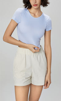 Modal Ribbed Yoga Crop Top