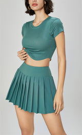 Modal Ribbed Yoga Crop Top