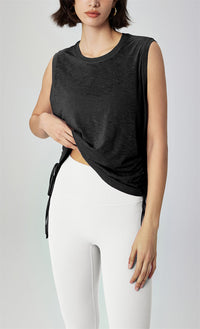 Bamboo Charcoal Sleeveless Yoga Tank