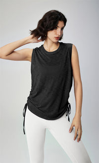 Bamboo Charcoal Sleeveless Yoga Tank