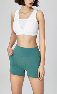 High-Waist Yoga Shorts