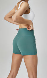 High-Waist Yoga Shorts