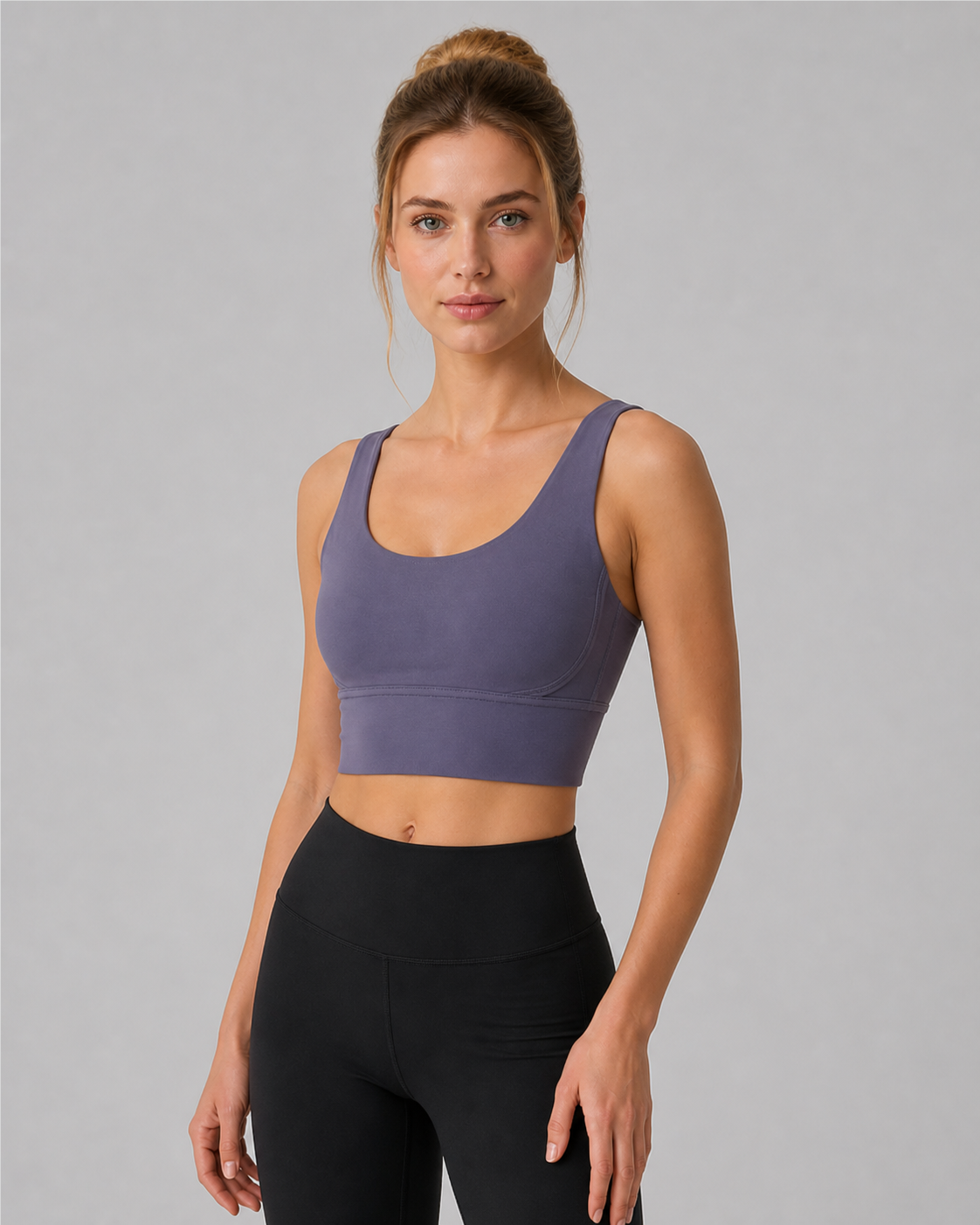 Approved product image 011 | Cross-Back Padded Yoga Bra