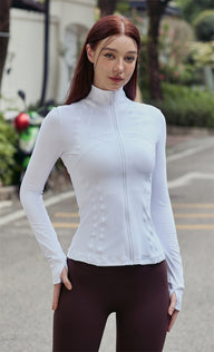 Bare Sensation High-Neck Yoga Jacket