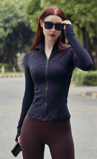 Bare Sensation High-Neck Yoga Jacket