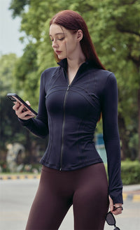 Bare Sensation High-Neck Yoga Jacket