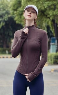 Bare Sensation High-Neck Yoga Jacket