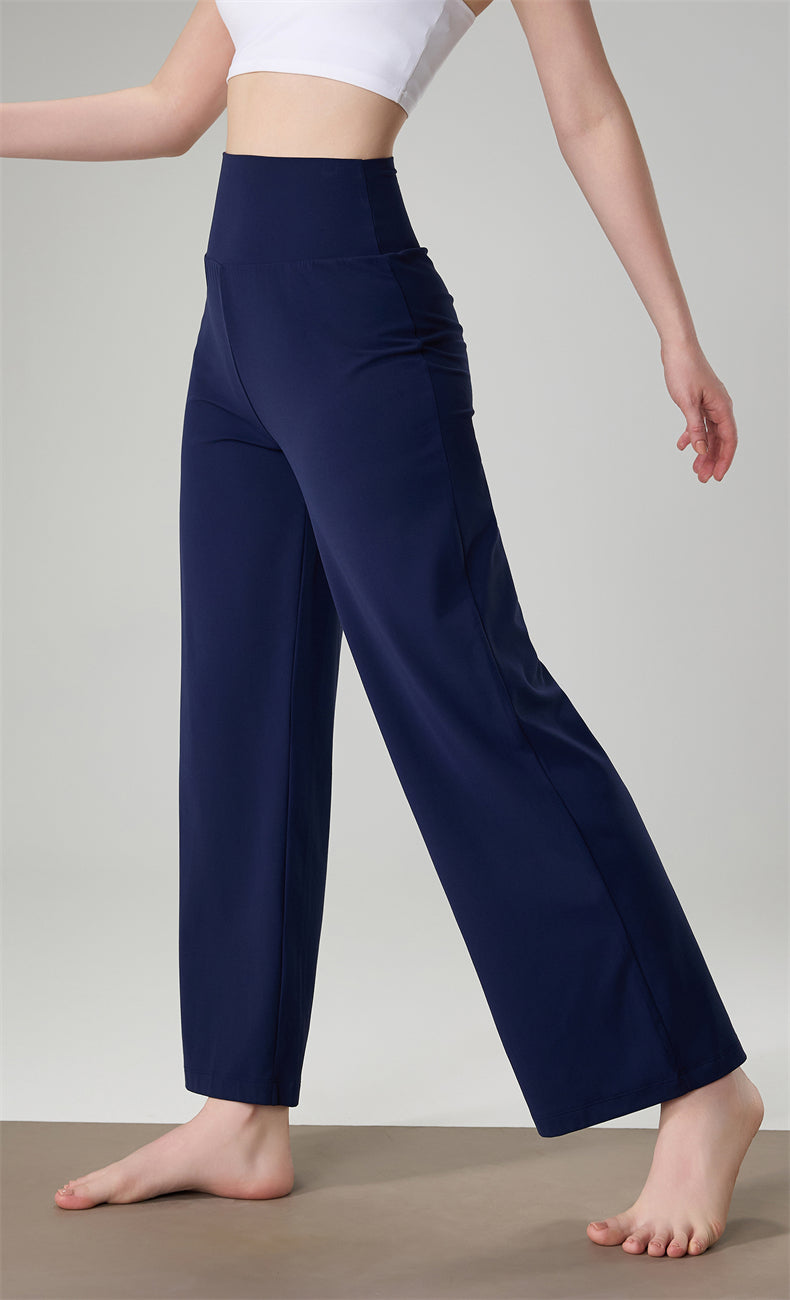 High-Rise Straight-Leg Fitness Pants