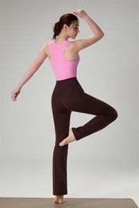 Women's High-Waisted Seamless Flare Yoga Pants