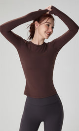 Long-Sleeve Yoga Shirt