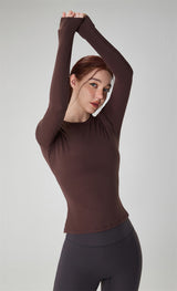 Long-Sleeve Yoga Shirt