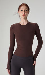 Long-Sleeve Yoga Shirt