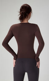 Long-Sleeve Yoga Shirt