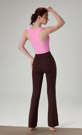 Women's High-Waisted Seamless Flare Yoga Pants