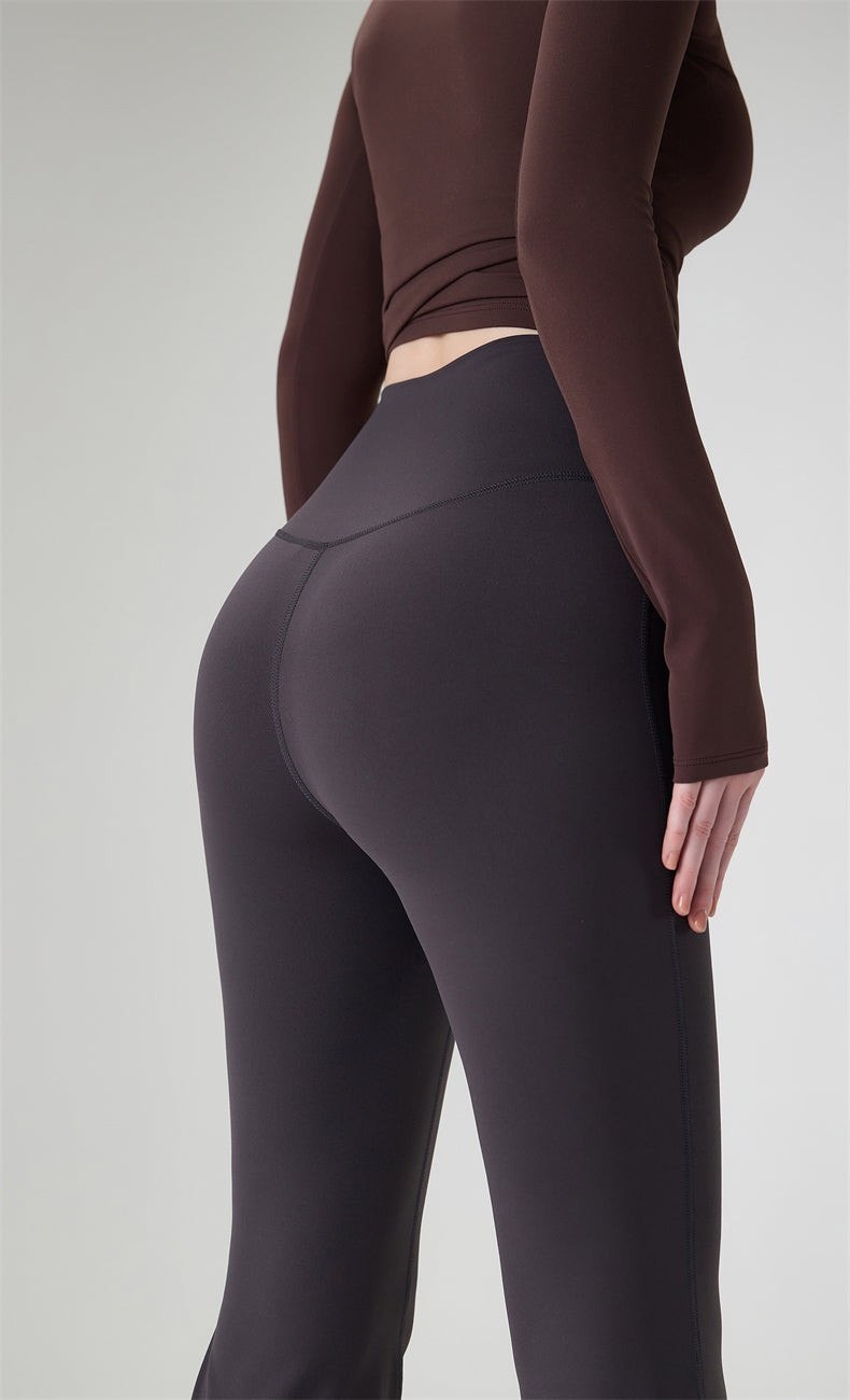 Women's High-Waisted Seamless Flare Yoga Pants