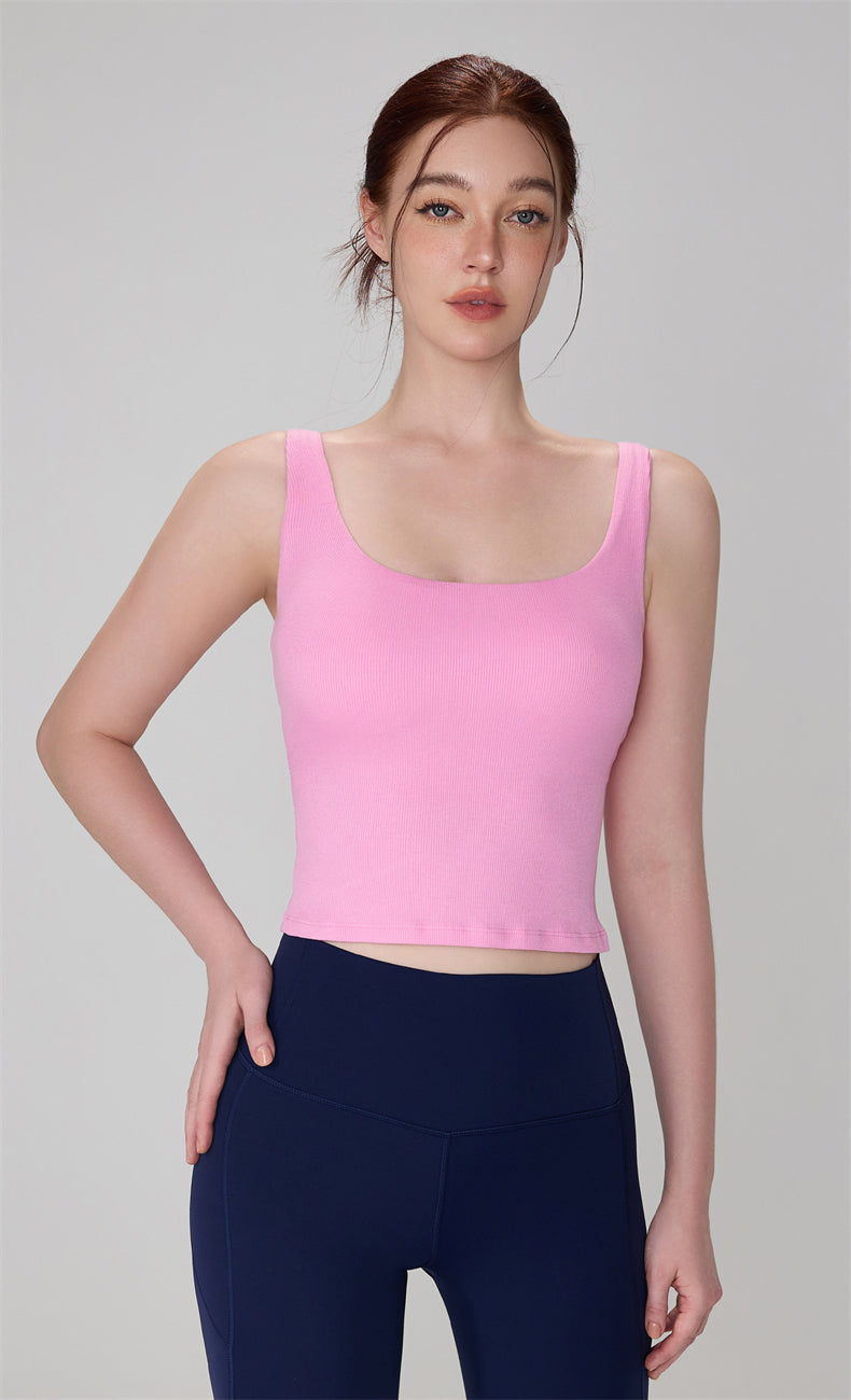 BareFeel Modal Yoga Tank main product view - Lepeins yoga tank for yoga, Pilates and daily movement
