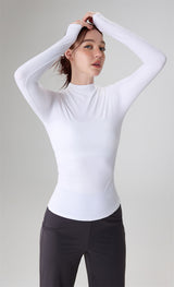 High-Neck Yoga Top