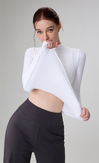 High-Neck Yoga Top