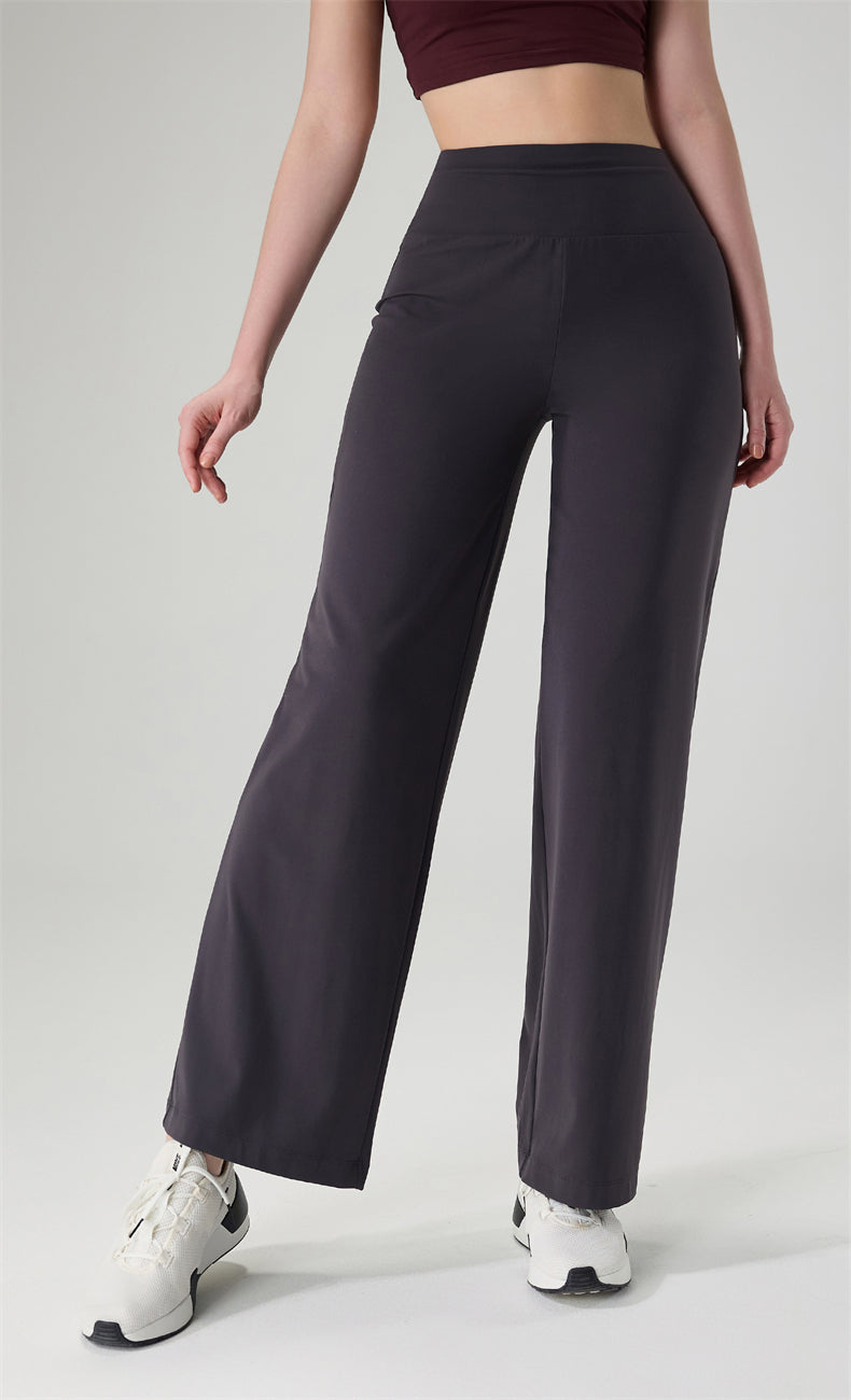 High-Rise Straight-Leg Fitness Pants