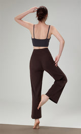 High-Rise Straight-Leg Fitness Pants