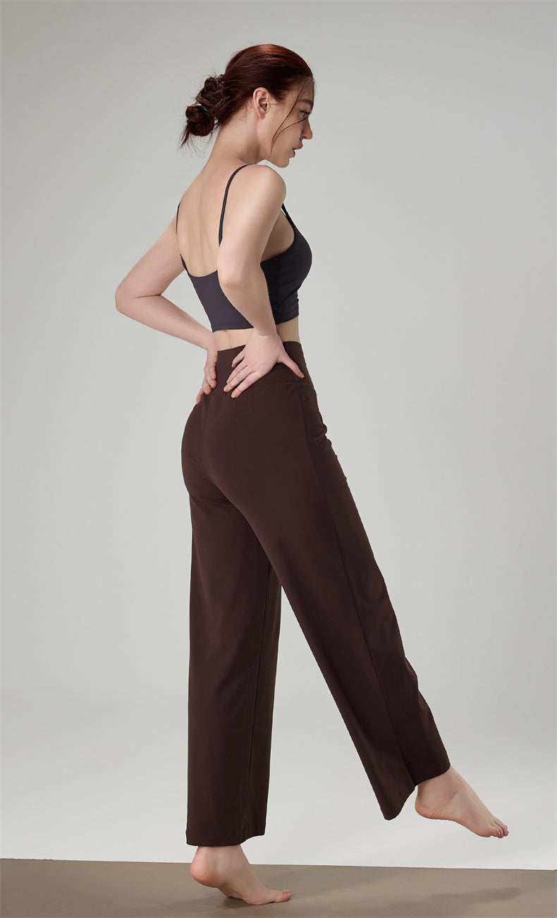 SlimFit High-Rise Straight-Leg Yoga Pants - Tummy Control & Butt-Lifting | Lepeins