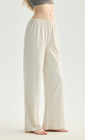 Soft NULS Wide-Leg Lounge Pants - Low-Rise Fluid Fit