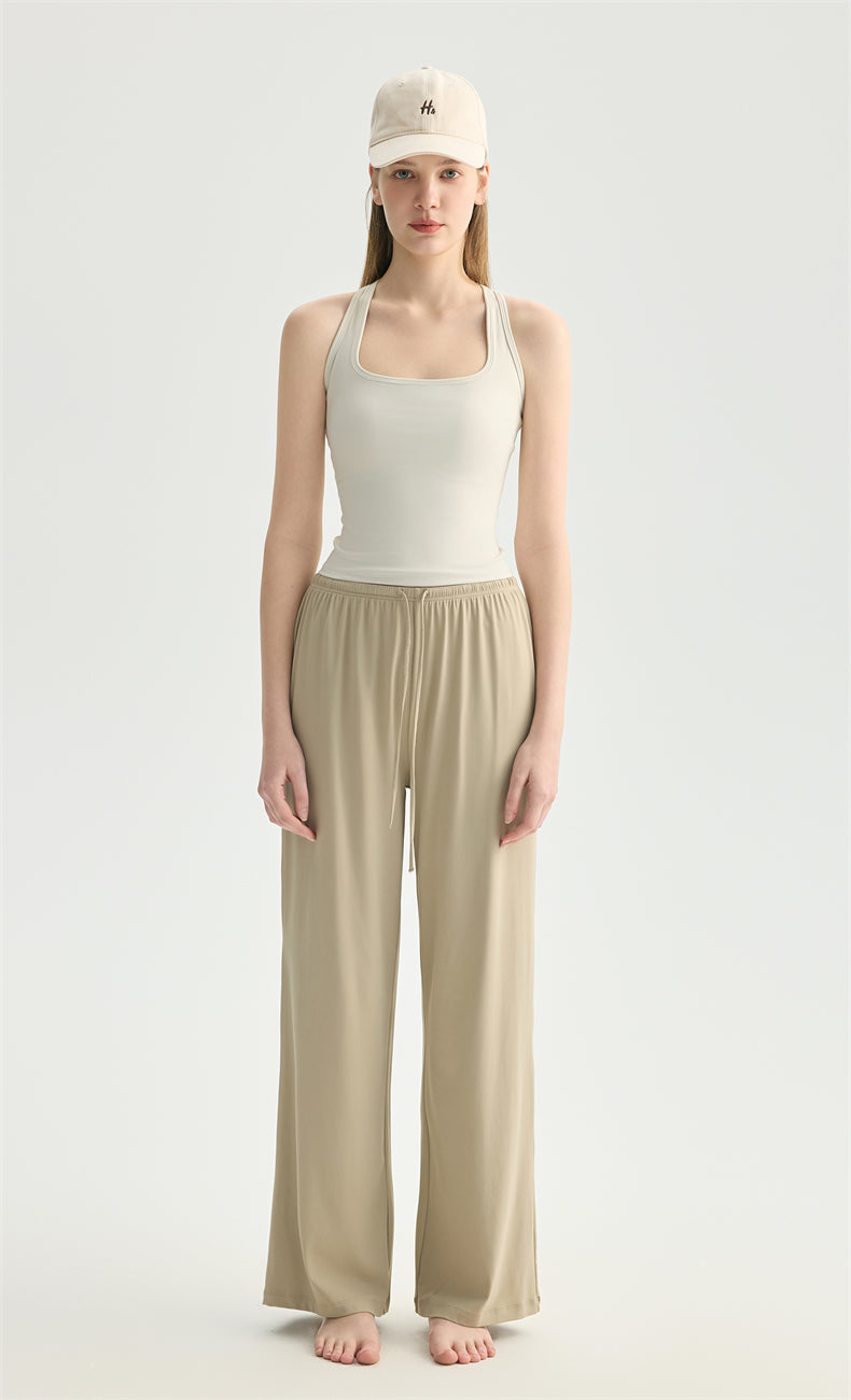 Serene Sculpt Square-Neck Yoga Tank - Ultra-Quiet 80/20 Fabric