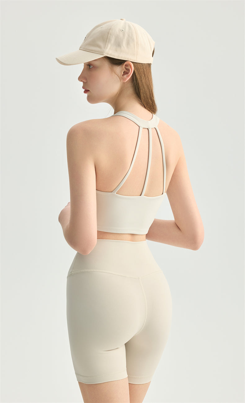 NULS Criss-Cross Wrap Sports Bra activewear outfit - women's yoga activewear by Lepeins