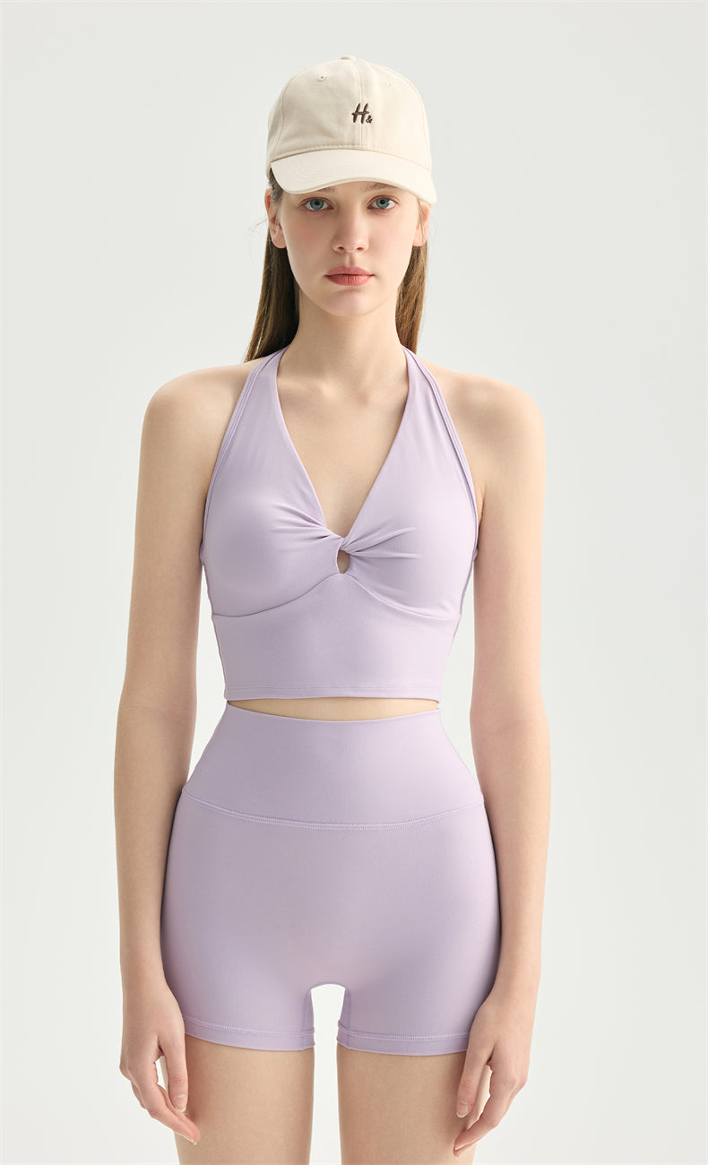 NULS Seamless Front High-Waisted Yoga Shorts - Lepeins yoga wear product image