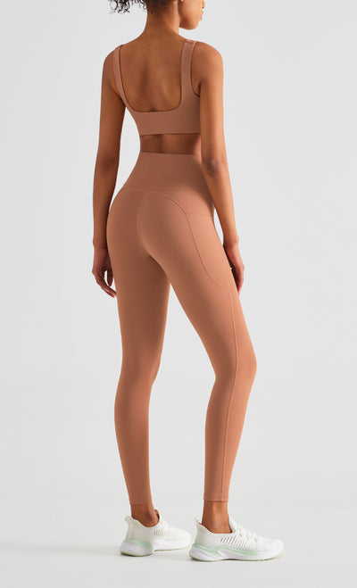 LuxeFlex Sculpt: High-Waist Pocket Yoga Leggings