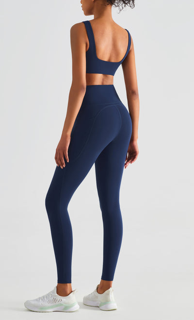 LuxeFlex Sculpt: High-Waist Pocket Yoga Leggings