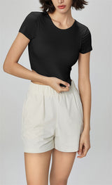 Modal Ribbed Yoga Crop Top