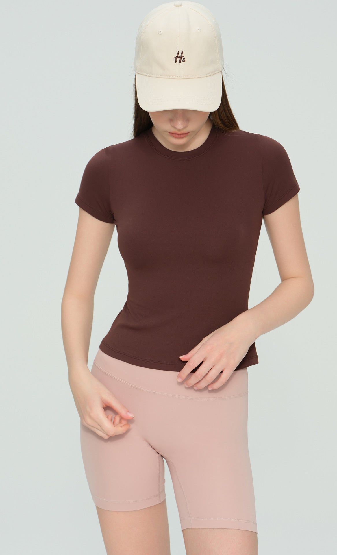 Lepeins New Slim-Fit Yoga Short Sleeve T-Shirt for Women - Stylish and Performance-Driven Yoga & Pilates Wear