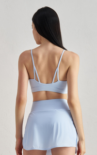 Kitten Ear Sports Bra for Women - Thin Strap Beautiful Back Yoga Top