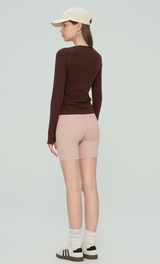 Autumn & Winter Yoga Top for Women - Long Sleeve Crew Neck Running T-Shirt