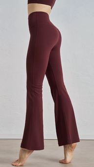 High-Waist Flare Yoga Pants for Women - Premium Stretch Leggings for women - premium yoga activewear