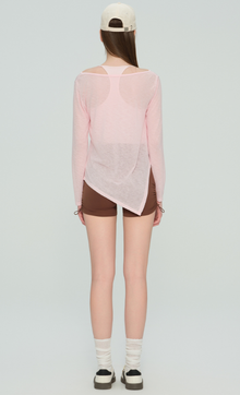 Relaxed Long-Sleeve Yoga Top