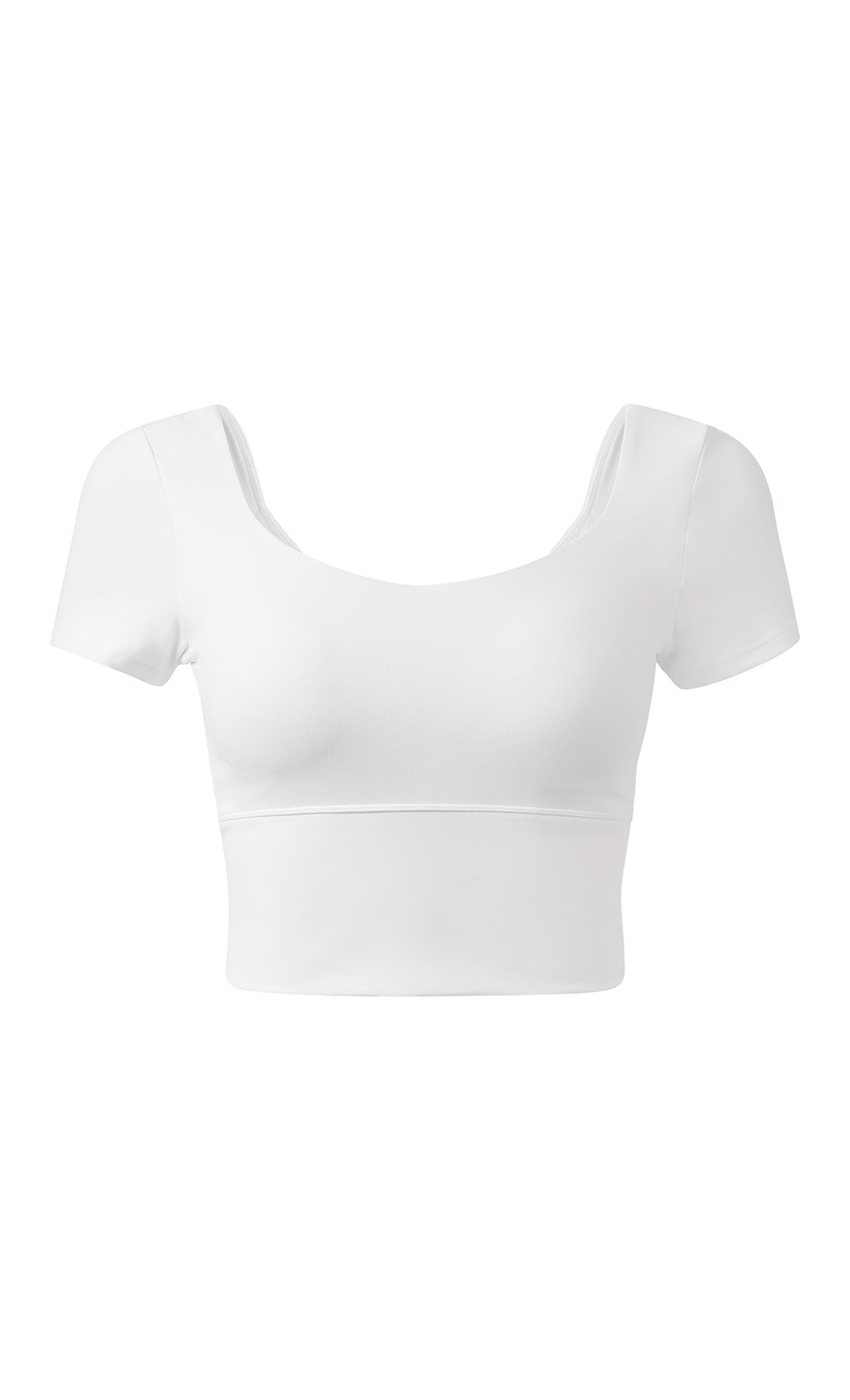 NULS Balletcore Mesh-Back Crop Top main product view - Lepeins yoga top for yoga, Pilates and daily movement