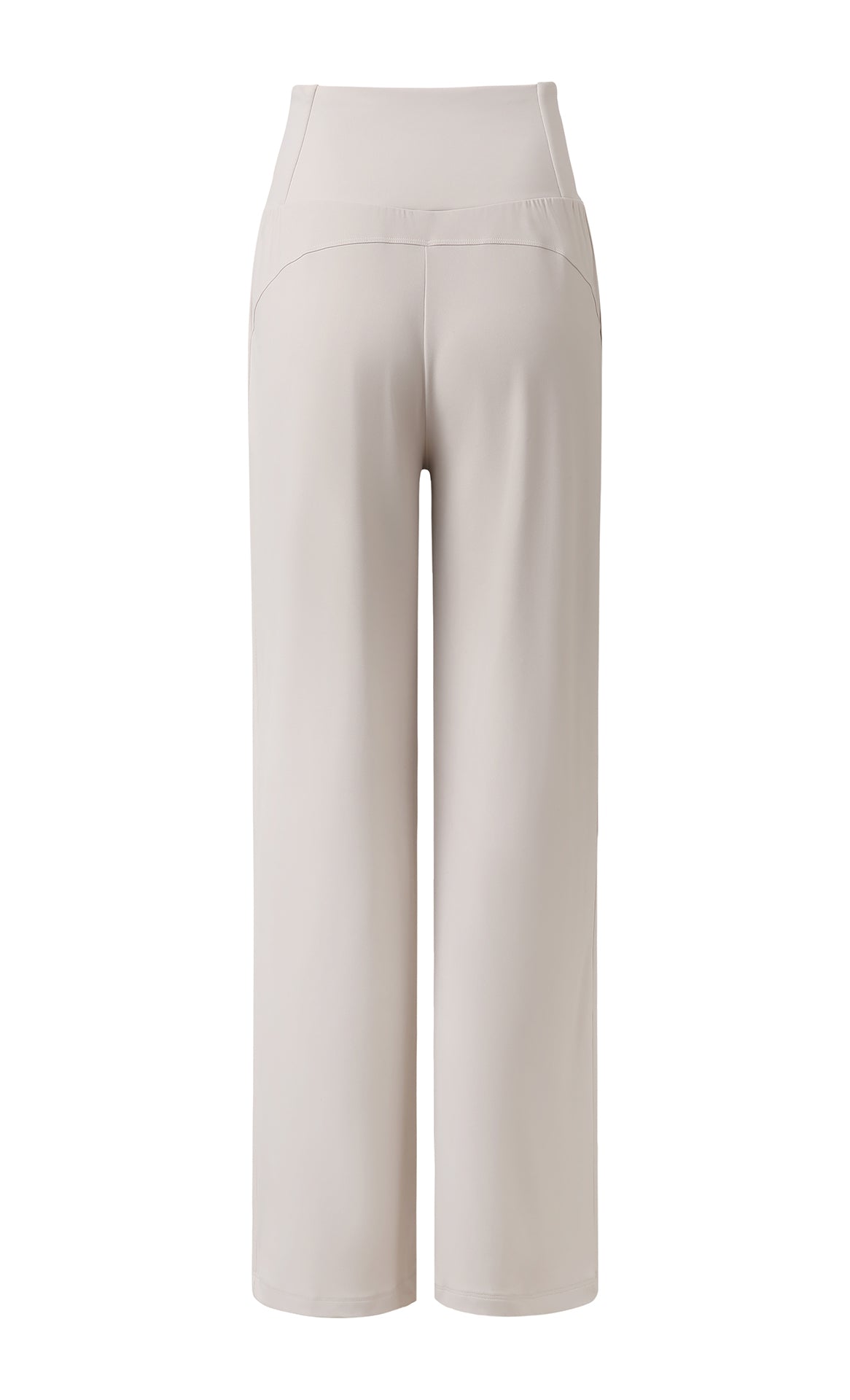 NULS High-Waisted Wide-Leg Pants front view - women's yoga activewear by Lepeins