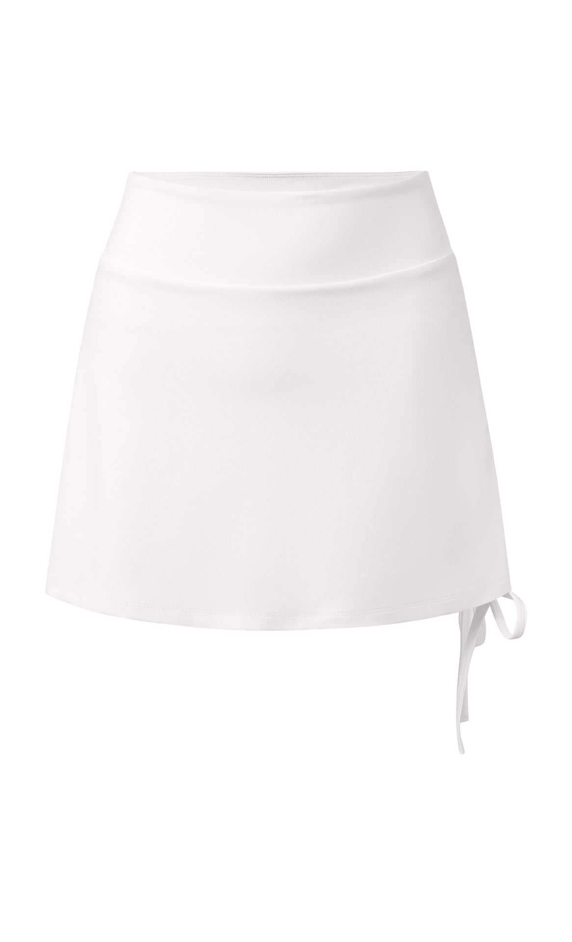 NULS Ruched Active Skort with Side Tie main product view - Lepeins tennis skort for yoga, Pilates and daily movement