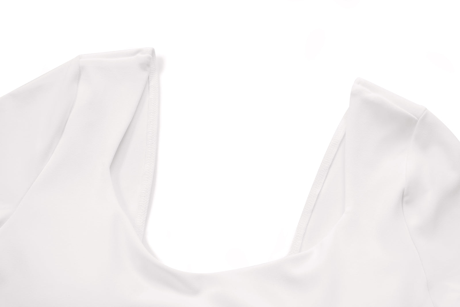 NULS Balletcore Mesh-Back Crop Top studio styling - women's yoga activewear by Lepeins