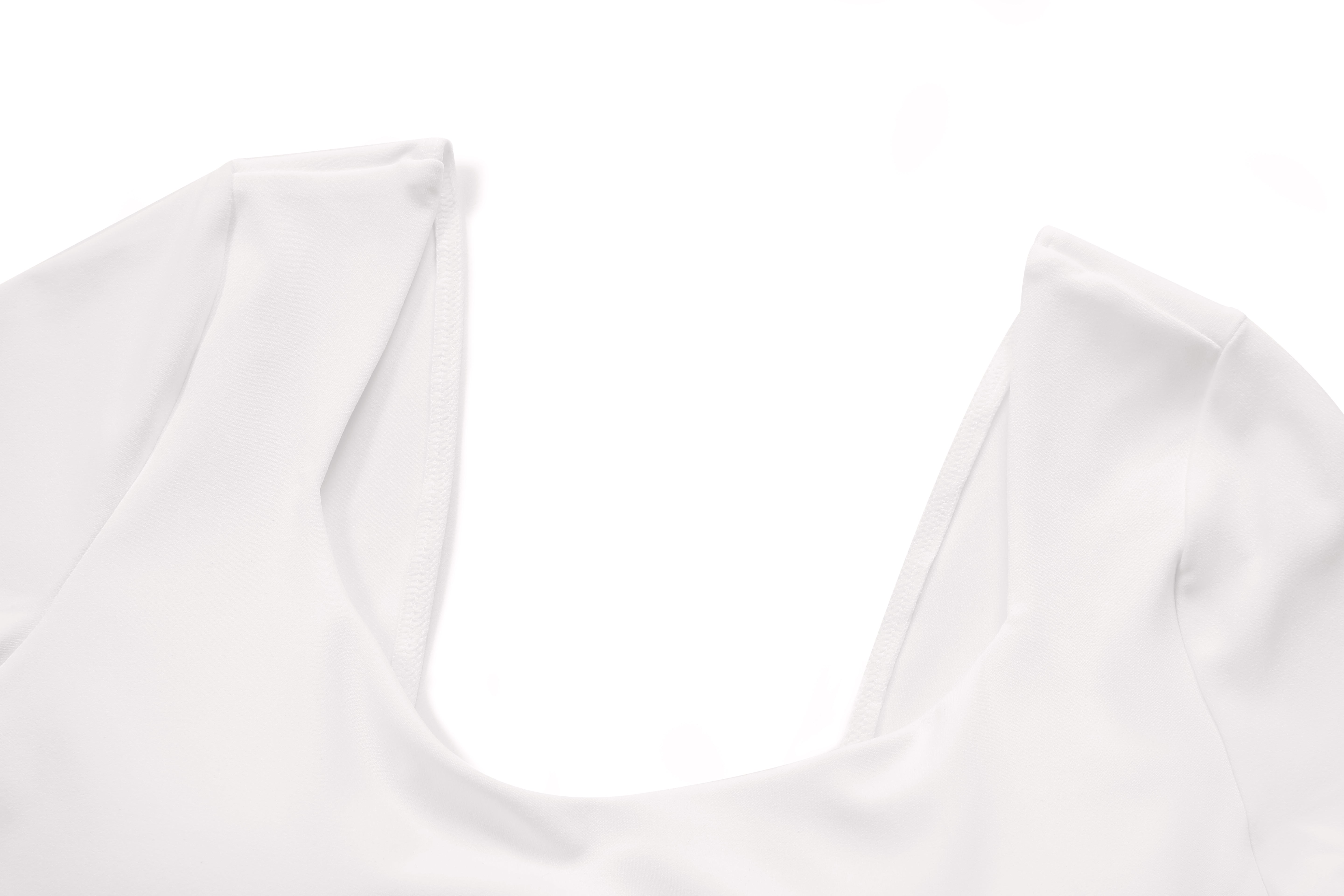 NULS Balletcore Mesh-Back Crop Top studio styling - women's yoga activewear by Lepeins