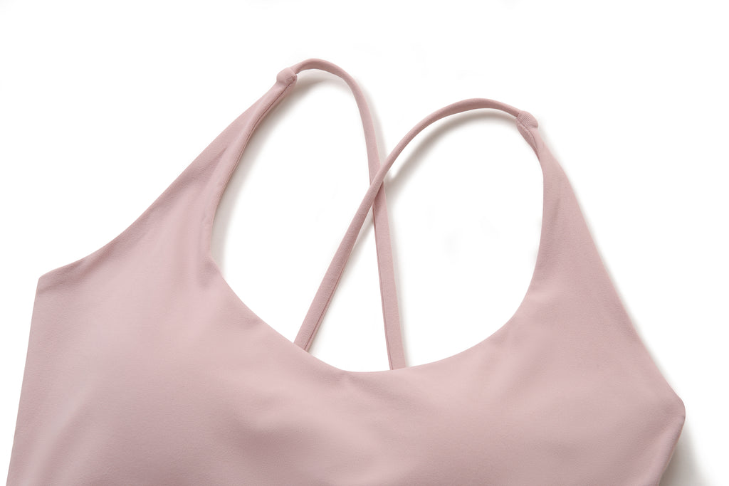 NULS Series Heart-Neck Sports Bra | Double X-Back Sculpting Yoga Top