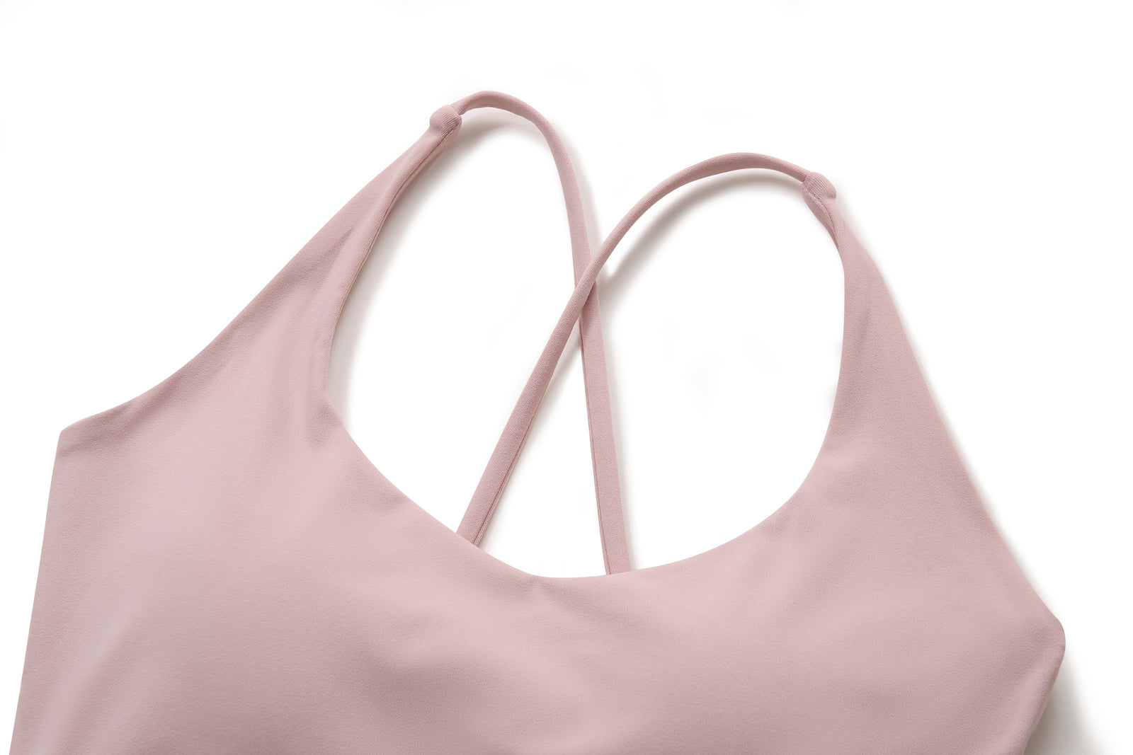 NULS Heart-Neck X-Back Sports Bra studio styling - women's yoga activewear by Lepeins
