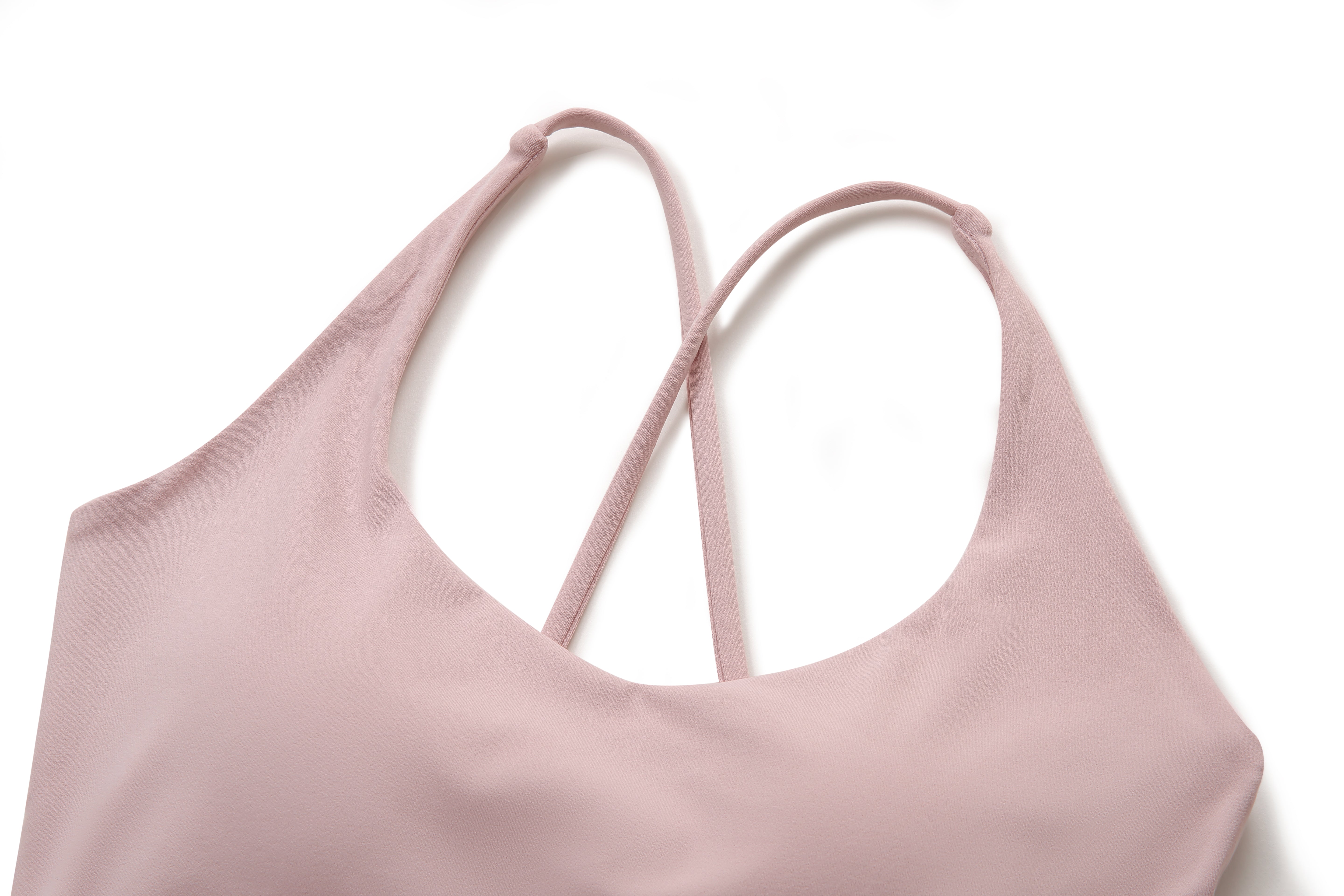 NULS Heart-Neck X-Back Sports Bra studio styling - women's yoga activewear by Lepeins
