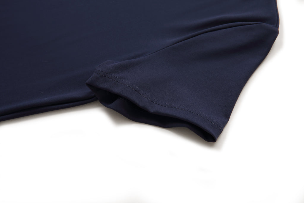 NULS Asymmetrical Side-Tie Yoga Tee - Flattering Fit